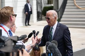 President Biden Departs White House For New Orleans