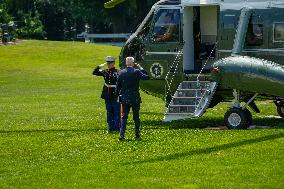 President Biden Departs White House For New Orleans