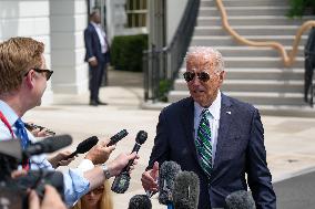 President Biden Departs White House For New Orleans