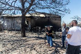 Fires Near Athens Leave A Path Of Destruction - Greece