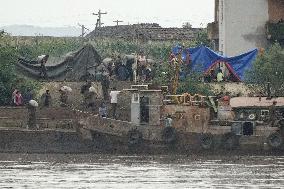 Aftermath of heavy rain in N. Korea