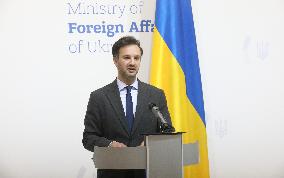 Briefing of Ukrainian Foreign Ministry spokesperson Heorhii Tykhyi in Kyiv