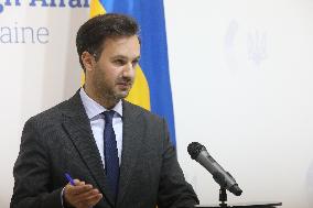 Briefing of Ukrainian Foreign Ministry spokesperson Heorhii Tykhyi in Kyiv