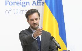 Briefing of Ukrainian Foreign Ministry spokesperson Heorhii Tykhyi in Kyiv