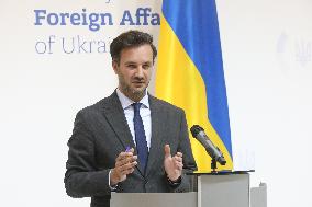 Briefing of Ukrainian Foreign Ministry spokesperson Heorhii Tykhyi in Kyiv