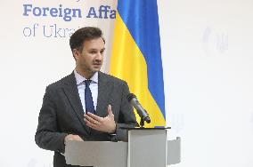 Briefing of Ukrainian Foreign Ministry spokesperson Heorhii Tykhyi in Kyiv