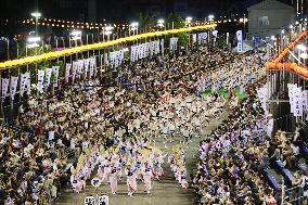 Awa dance festival in western Japan