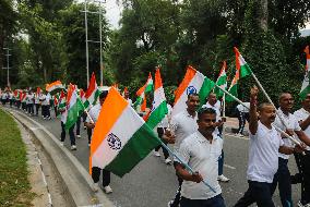 Har Ghar Tiranga Campaign In Kashmir Ahead Of India's Independence Day