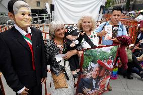 Mexican Government Officials And Supporters Accompany Beatriz Gutiérrez Müller To The Presentation Of Her Book Feminismo Silenci