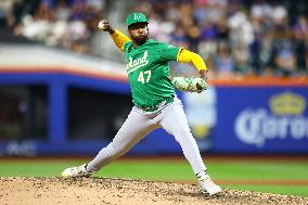 MLB Oakland Athletics Vs New York Mets