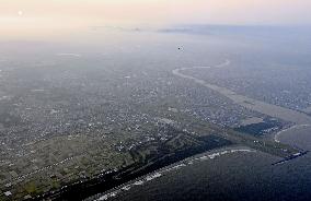 Coastline near Nankai Trough