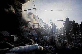 Files - Israeli Air Airstrikes In Khan Yunis - Gaza