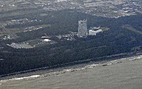 Coastline near Nankai Trough