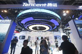 Tencent Booth at 2024 WAIC in Shanghai