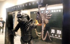 Hollywood Sci-fi Horror Film Alien: Romulus Screening in Shanghai