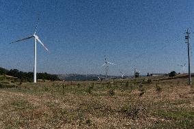 Wind Turbines In Campania