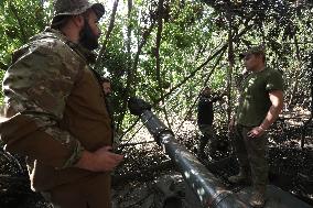 Gunners of Ukraines 30th Mechanized Brigade