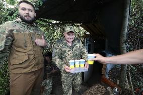 Gunners of Ukraines 30th Mechanized Brigade