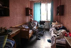 Kharkiv shelter for single elderly people left homeless due to war