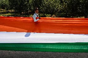 Historical Indian National Flag Rally In Kashmir