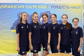 Ukrainian rhythmic gymnasts return from Paris 2024 Olympic Games