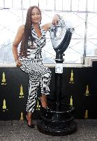 Garcelle Beauvais Visits The Empire State Building - NYC