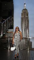 Garcelle Beauvais Visits The Empire State Building - NYC