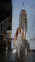 Garcelle Beauvais Visits The Empire State Building - NYC