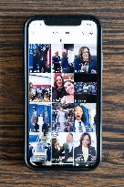 Kamala Harris Tiktok page - Paris