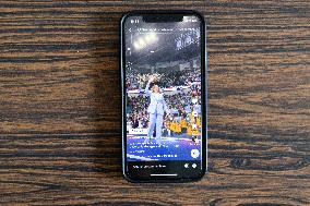 Kamala Harris Tiktok page - Paris