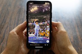 Kamala Harris Tiktok page - Paris