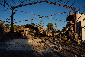 Aftermath Of The East Attica Fire