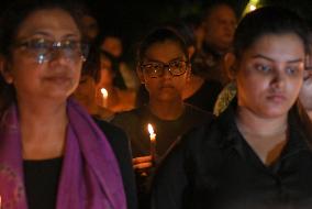 Candlelight Vigil In Mumbai