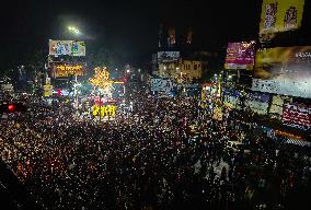 Citizen Protest Against Rape And Murder Of Doctor In Kolkata On The Eve Of 78th Indian Independence Day.