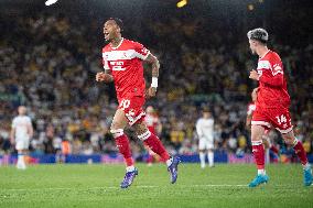 Leeds United v Middlesbrough - Carabao Cup First Round