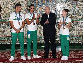 Algerian President Receives Imane Khelif And Other Medallists - Algiers