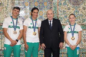 Algerian President Receives Imane Khelif And Other Medallists - Algiers