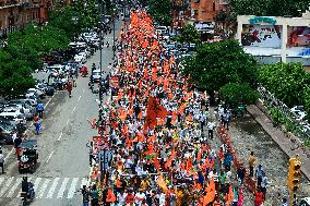 Protest Over Violence Against Hindus In Bangladesh