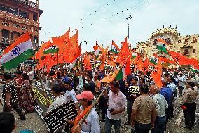 Protest Over Violence Against Hindus In Bangladesh