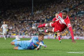 Leeds United v Middlesbrough - Carabao Cup First Round