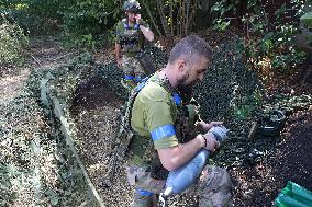 Combat mission of Ukrainian mortar crew near Chasiv Yar