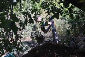 Combat mission of Ukrainian mortar crew near Chasiv Yar