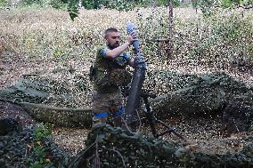 Combat mission of Ukrainian mortar crew near Chasiv Yar