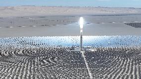 Dunhuang 100 MW Molten Salt Tower Solar Thermal Power Station