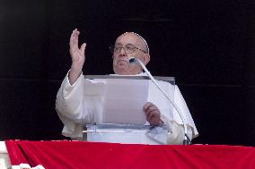 Pope Francis Angelus Prayer - Vatican