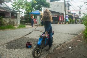 Street Monkey Mask Circus - Indonesia