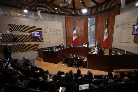 Session Of The Electoral Tribunal Of The Judicial Branch Of The Federation