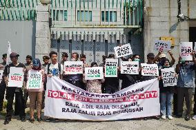 A Protest Against The  Rempang Eco-City National Strategic Project