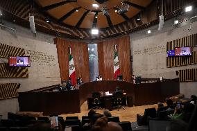 Session Of The Electoral Tribunal Of The Judicial Branch Of The Federation