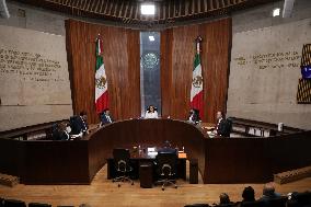 Session Of The Electoral Tribunal Of The Judicial Branch Of The Federation